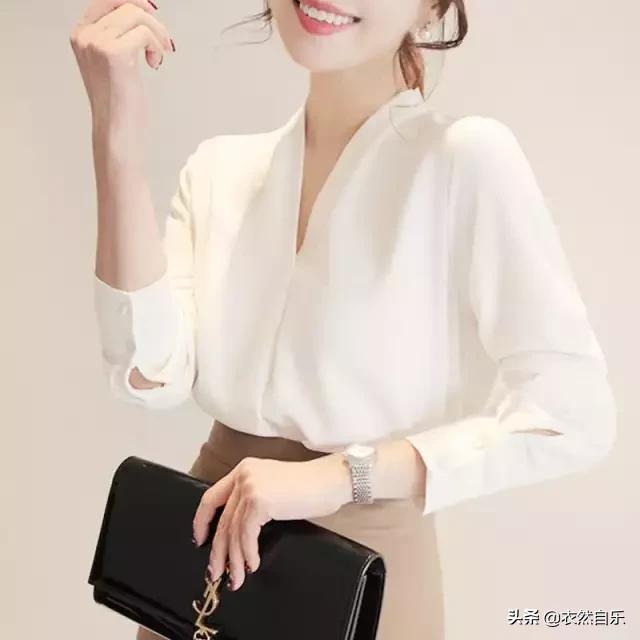 女士职业装百搭衬衫新款洋气时尚,衬衫时尚百搭洋气春秋款