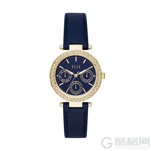 elle时尚女士腕表,elle法式经典镶钻腕表