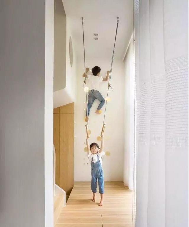 不到50平小房，变两层小别墅，将床架在半空中，瞬间多出间房