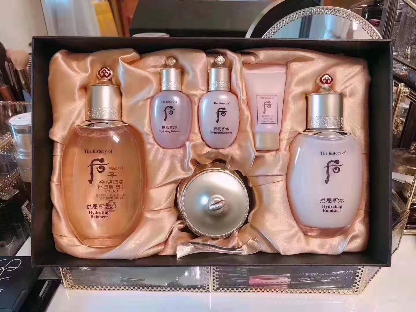 whoo后精华套盒,whoo粉色套盒使用介绍