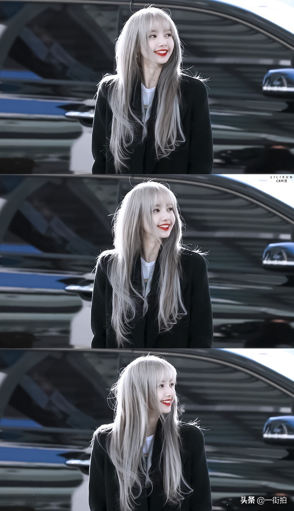 lisa超短裙穿搭,lisa伦敦百褶裙