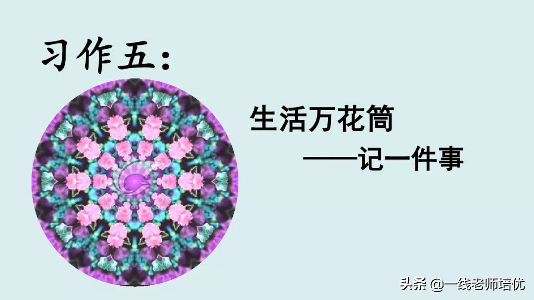知识点部编版四年级语文上册习作：生活万花筒