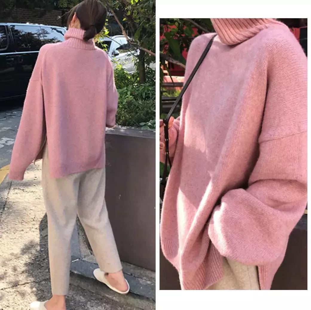 大毛衣裙子秋季女款大码,大毛衣裙穿搭女秋冬加厚