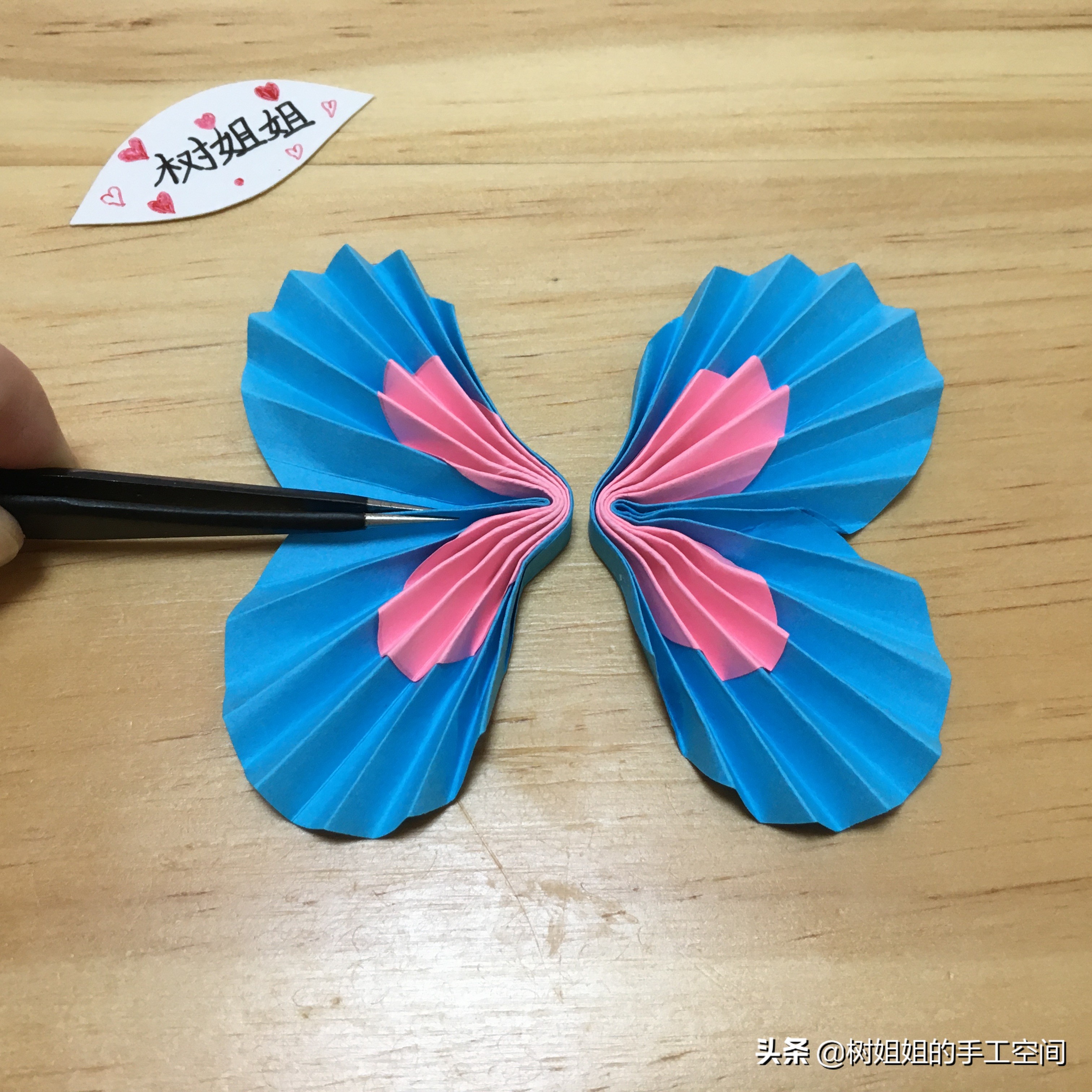 折纸动物蝴蝶步骤图解,蝴蝶动物折纸