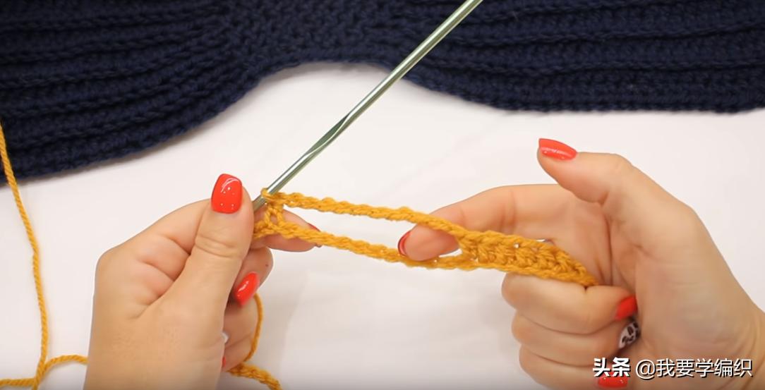 男士织围脖的花样方法,围脖织法男