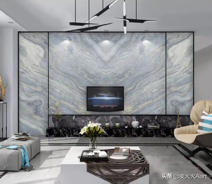 没有豪华的装修却有很美的背景墙,复式背景墙怎么装修才高档