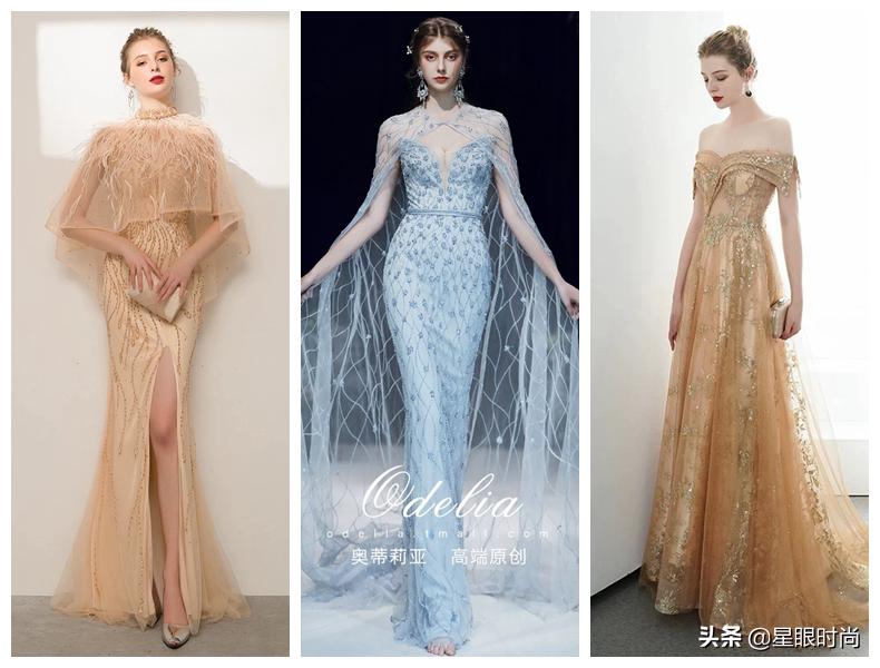 时尚显气质礼服,高端礼服女宴会气质