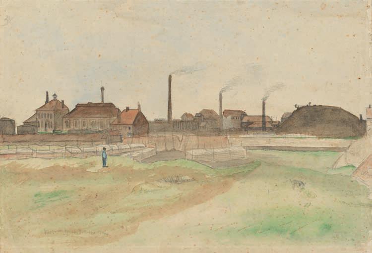 梵高一笔醒图,梵高发疯前最后一幅画