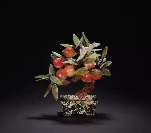 故宫里的玉石盆景,故宫景泰蓝盆景欣赏