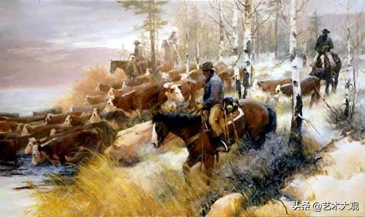 美国艺术家杰里米曼油画作品欣赏,道格拉斯霍夫曼油画作品欣赏