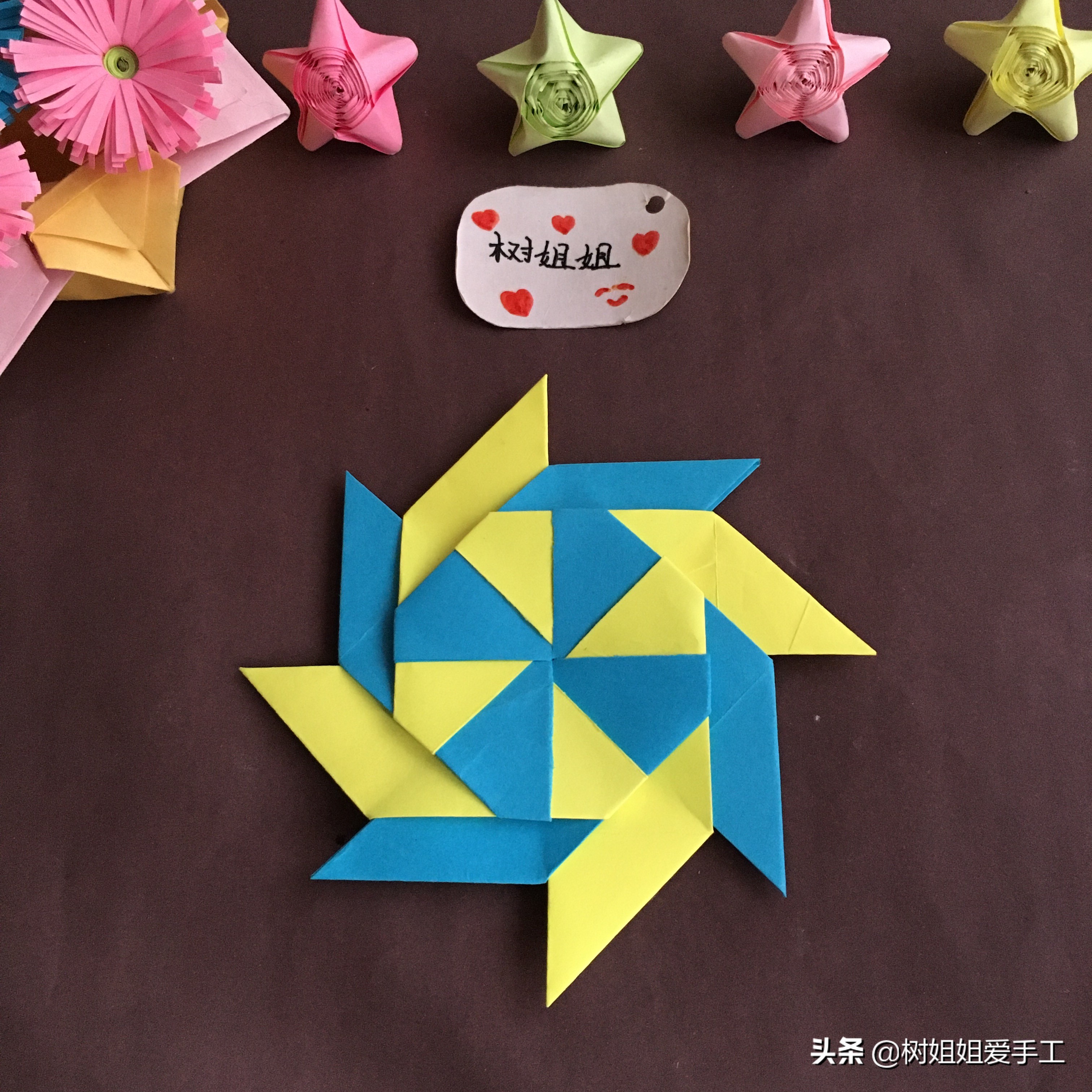 正方形纸折玩具飞镖变形,怎么用正方形纸折八角飞镖