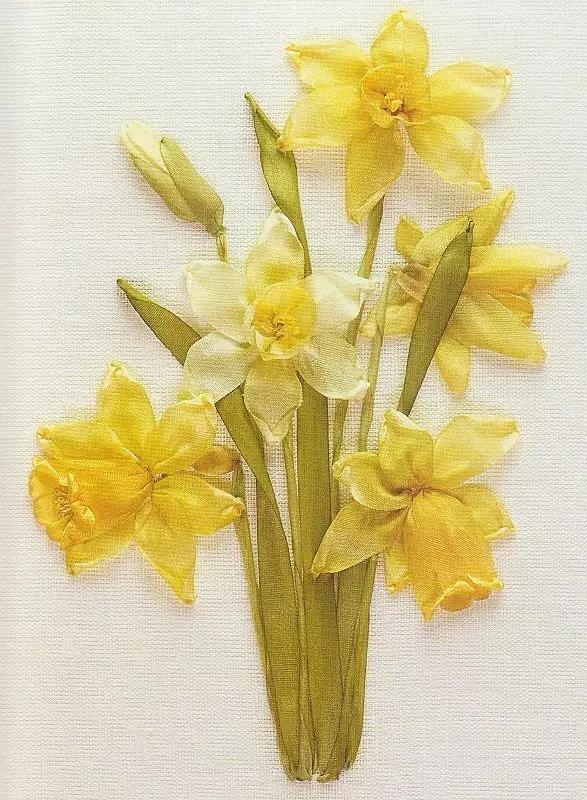 一根针绣花边方法,一根针绣出一个星空