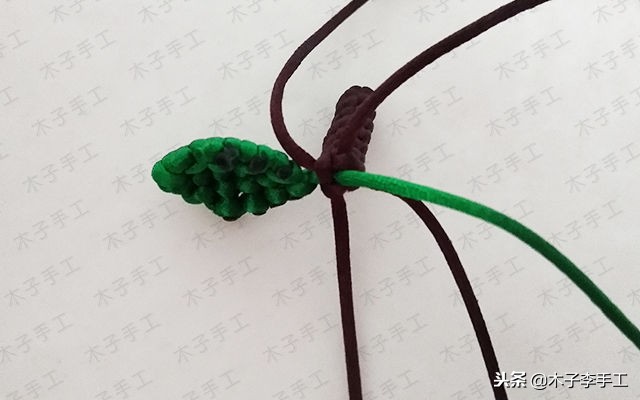 立体苹果的编织方法,小苹果的手工编法教程