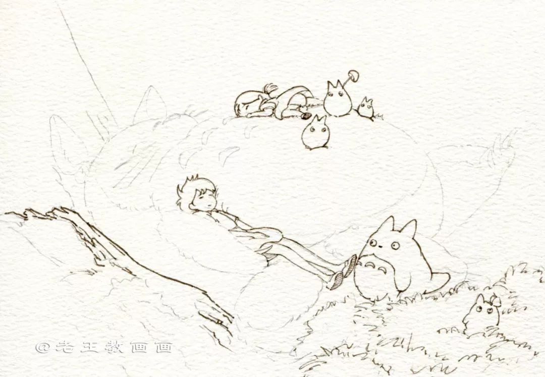 龙猫宫崎骏参考真实龙猫吗,宫崎骏龙猫画画作品