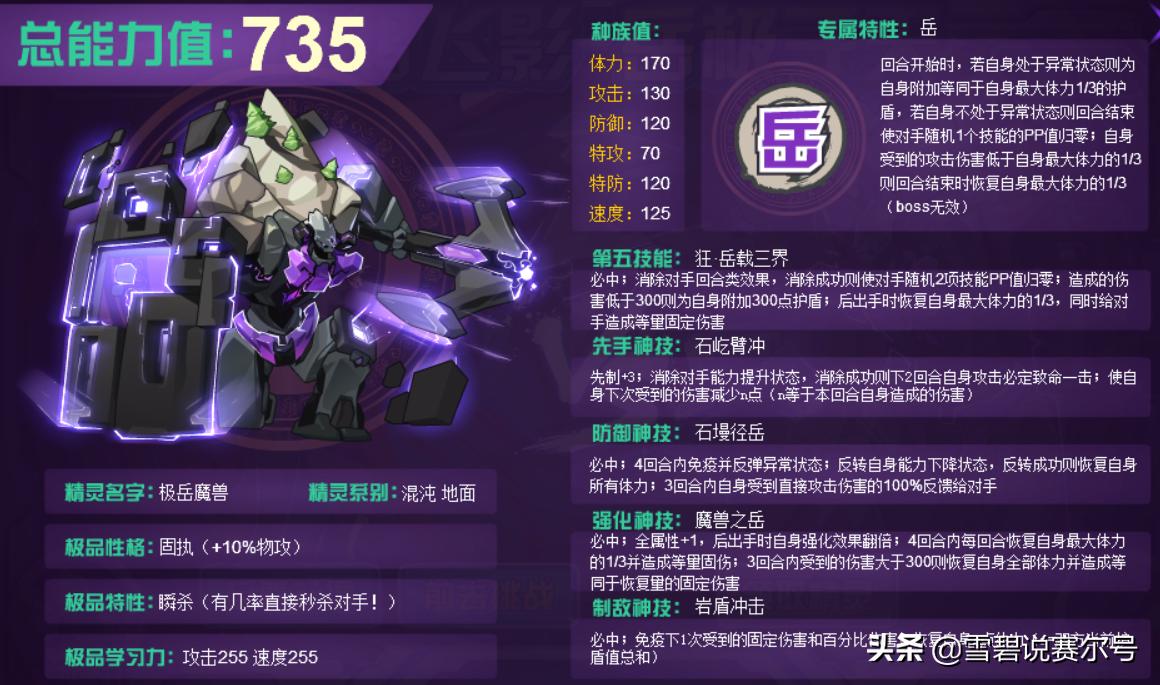 赛尔号12周年许愿pve精灵推荐,赛尔号天梯精灵强度