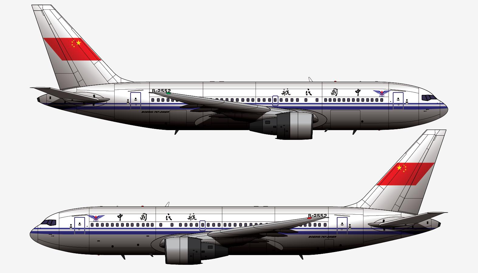 波音767大型客机,开宽体波音767客机视频