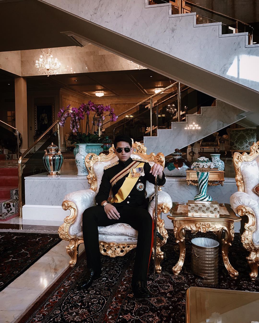 真正的高富帅文莱王子,文莱王子健美照片