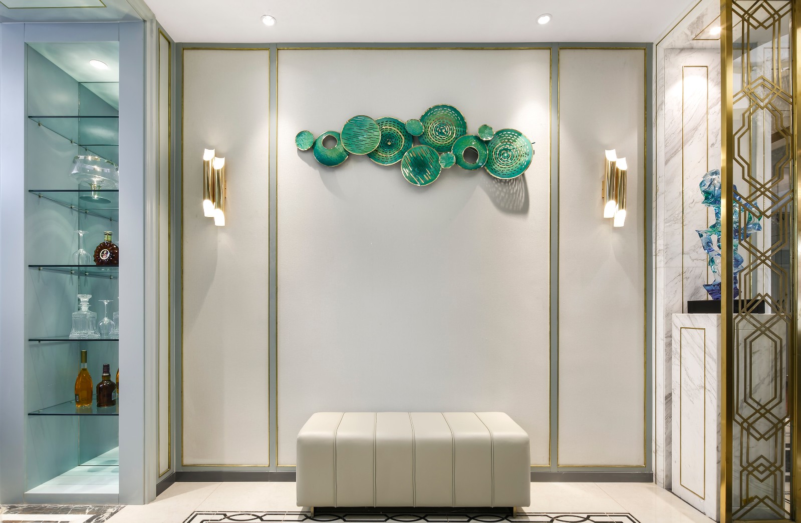 126平方轻奢设计,230平米轻奢设计图