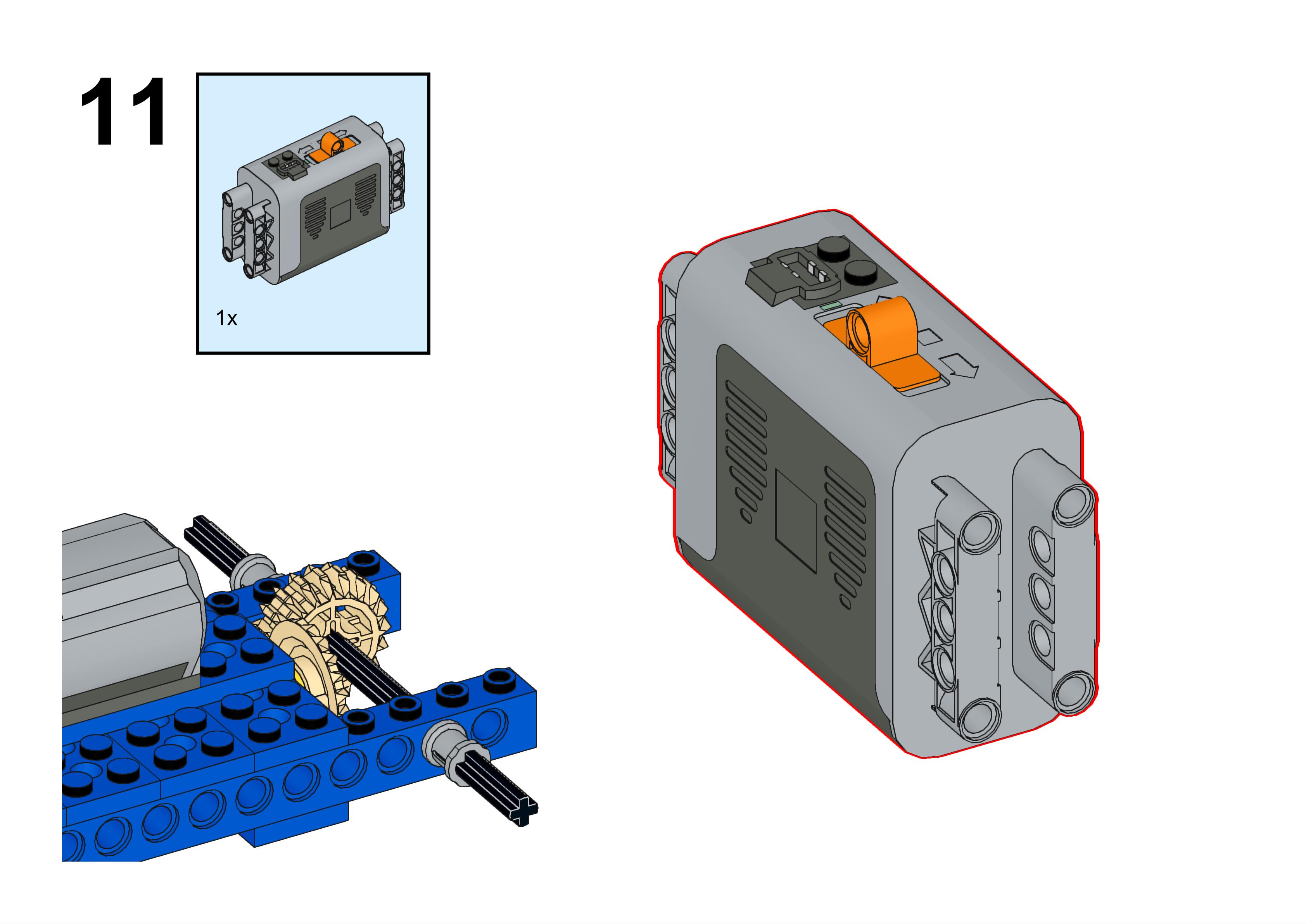 用乐高9686做一辆四驱车,乐高9686小颗粒四驱车搭建教程