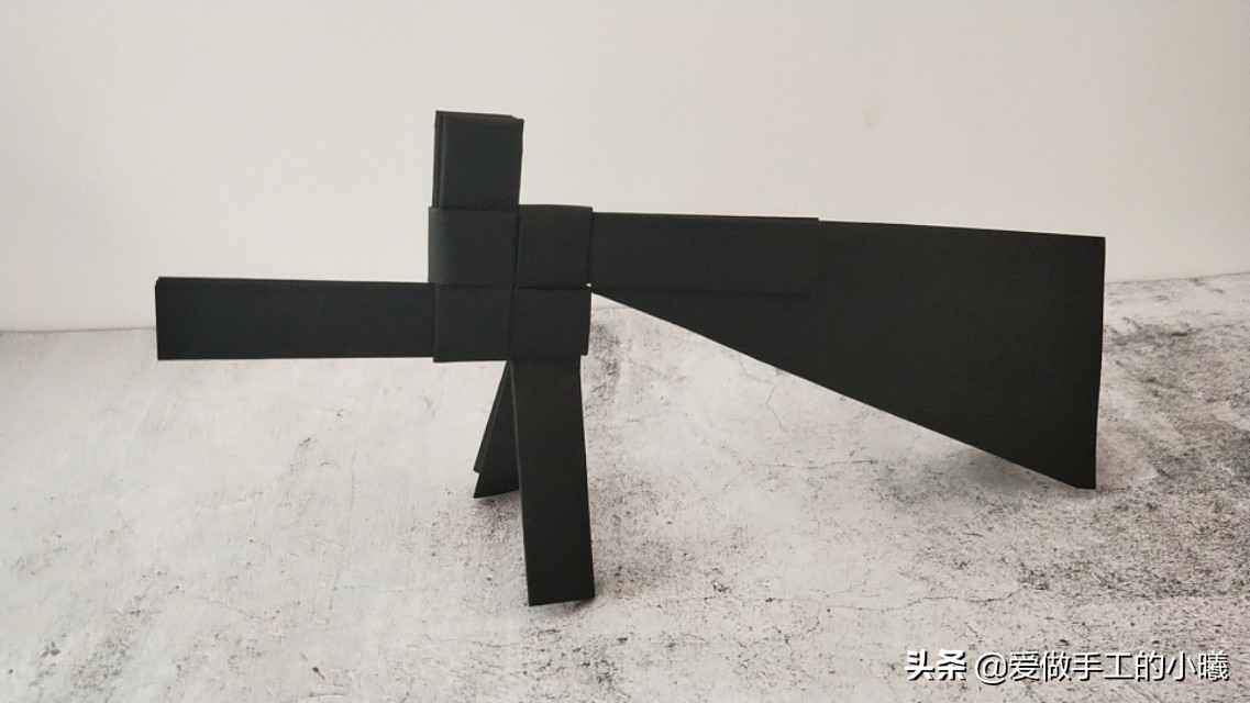 十二星座专属折纸机关枪,儿童手工折纸枪教程