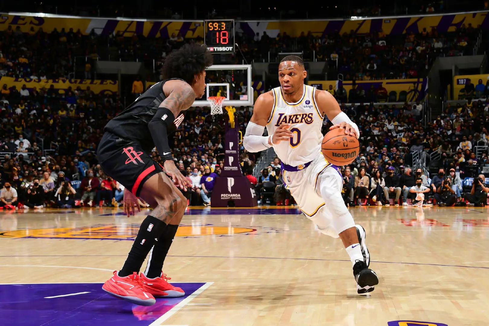 火箭vs湖人g3赛后沃格尔采访,沃格尔带领湖人夺冠