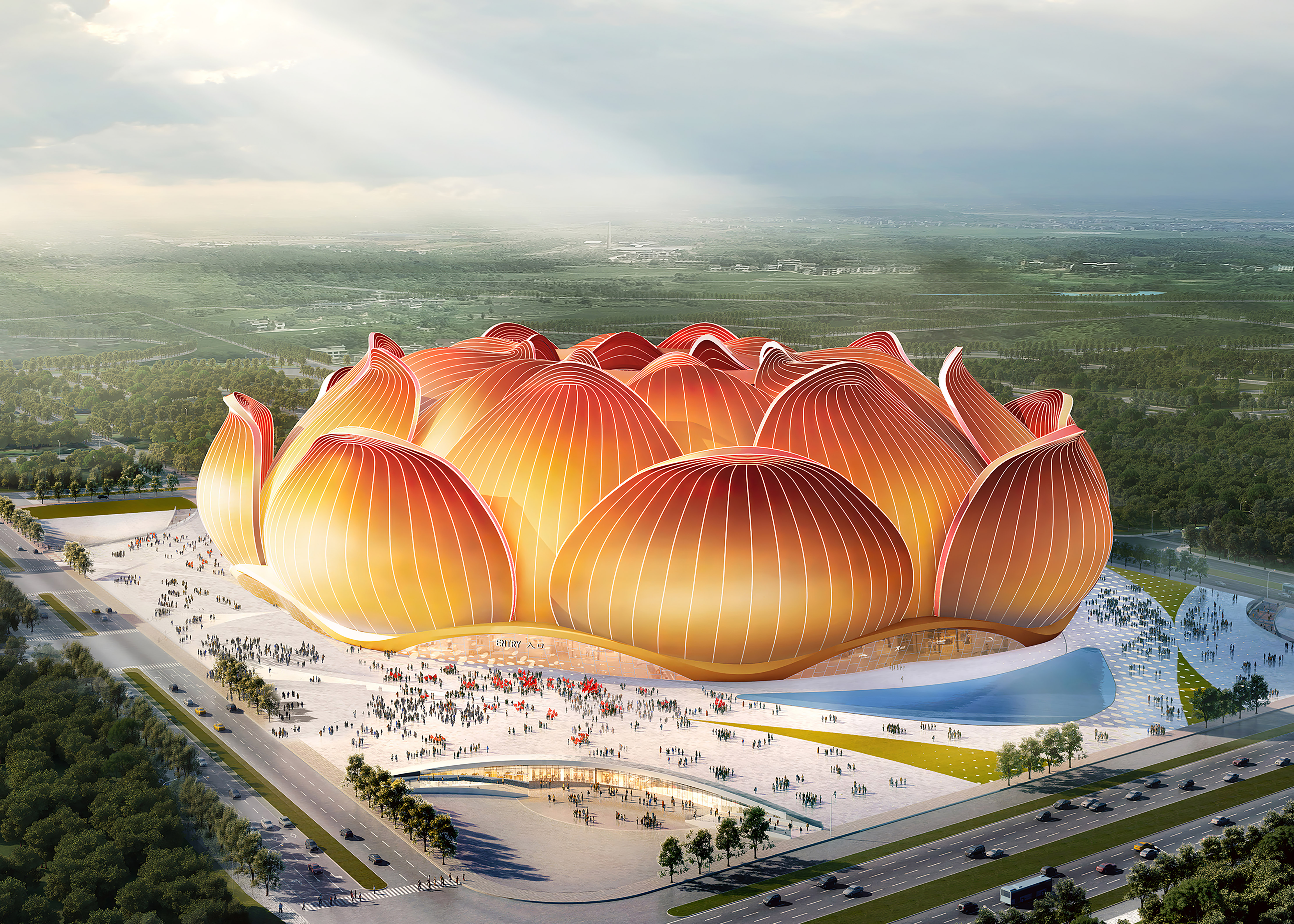 恒大10万人专业足球场亮相打造中国足球新名片