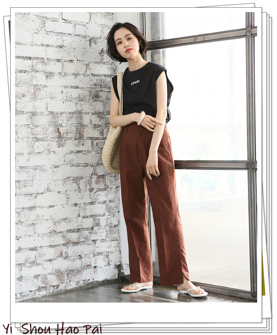 日系亚麻裤,亚麻裤搭配什么上衣好看