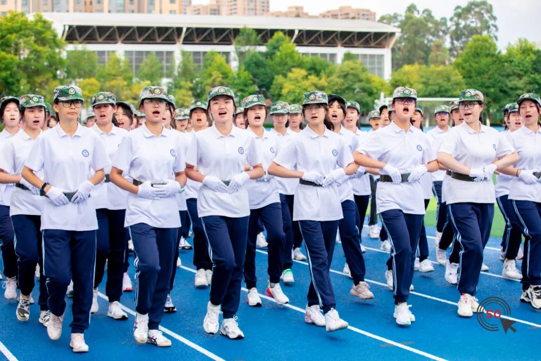 迎建党百年军训风采,青春飞扬军训