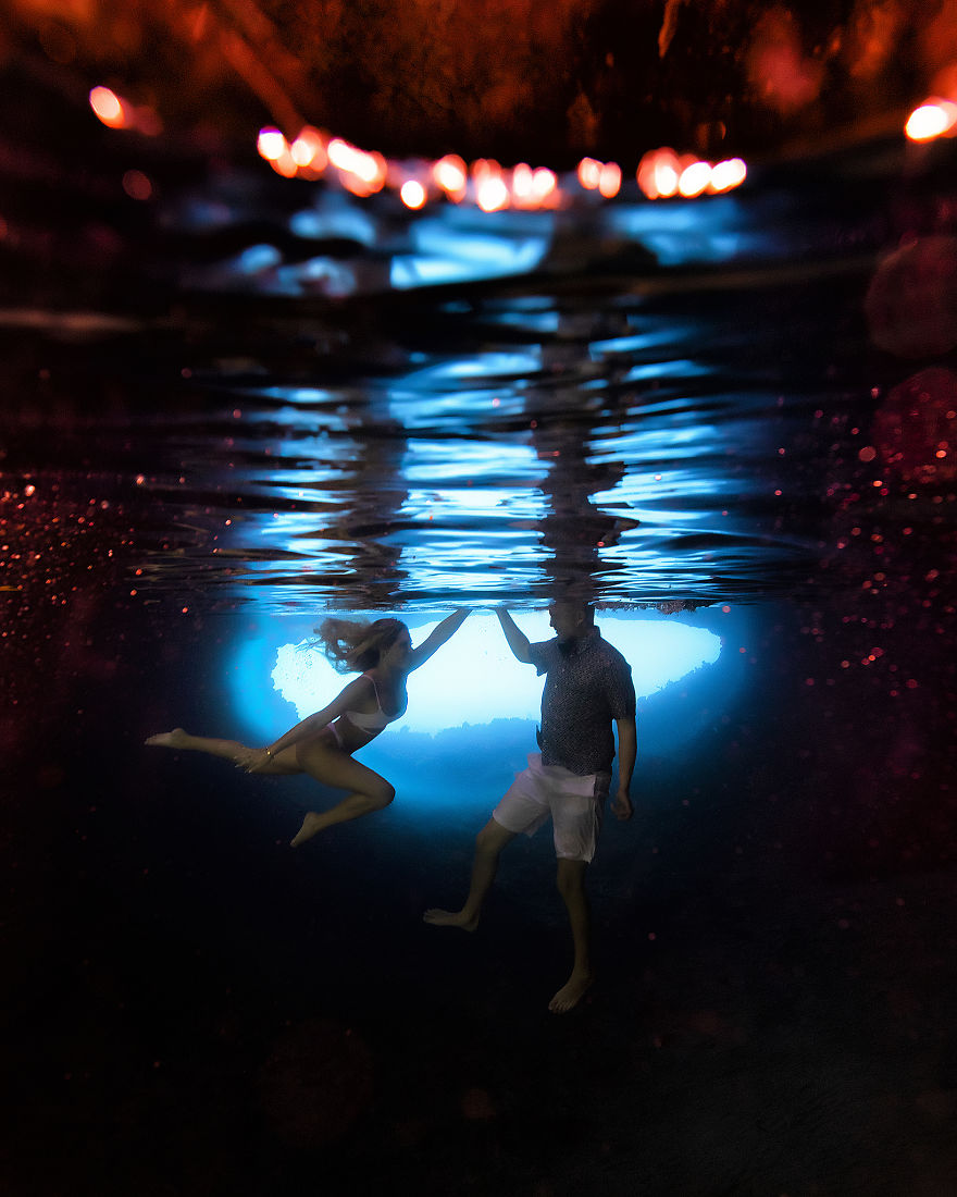 国外夫妻浪漫的爱情婚纱照,带你看看异国的风景