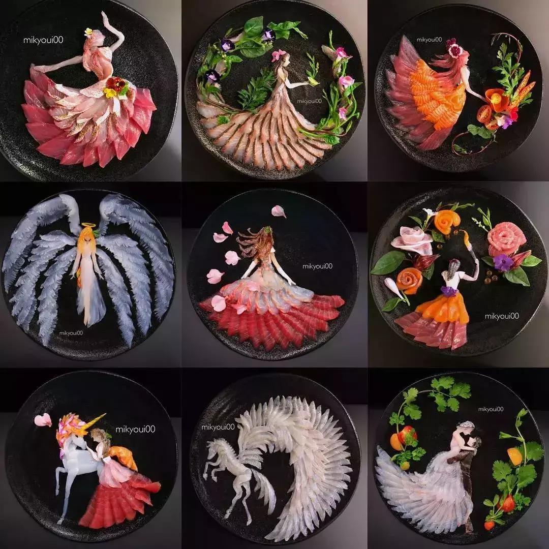 他用3d作画每张图都美到窒息,用三文鱼作画也能美到爆