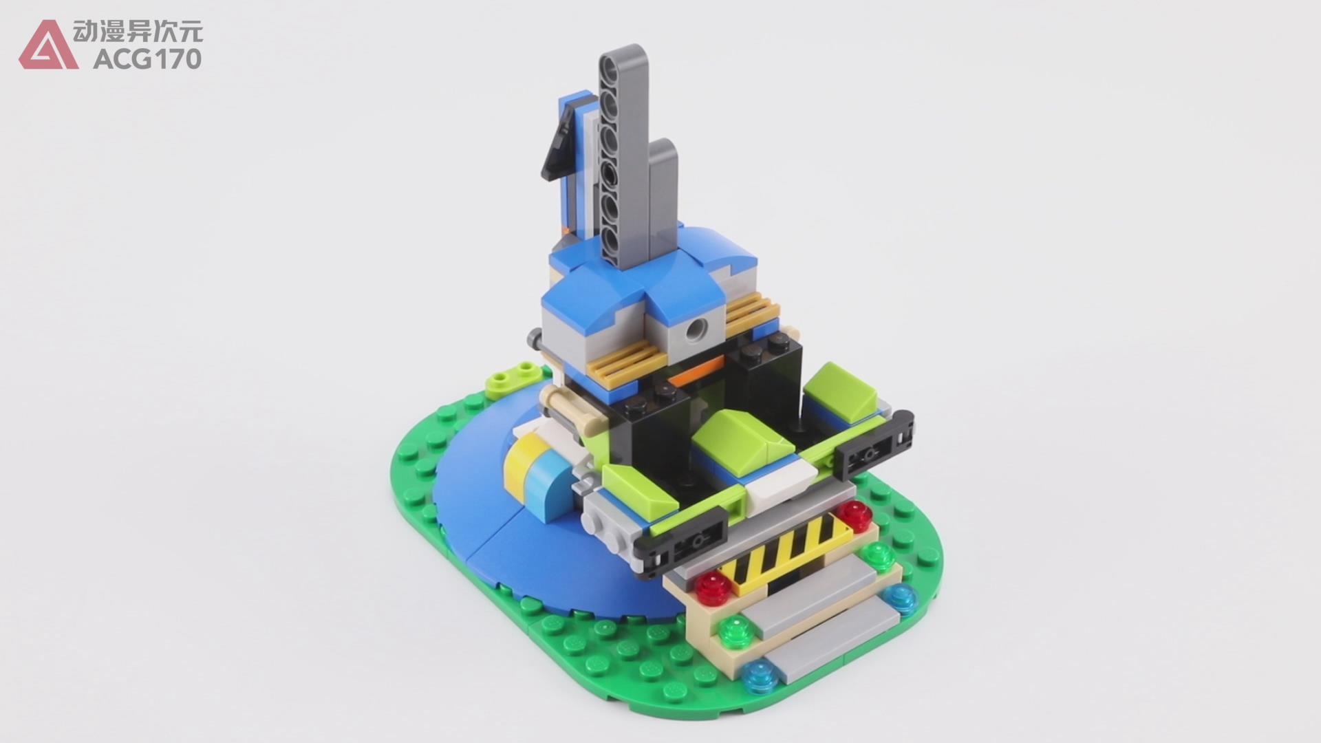 乐高大积木旋转塔,乐高百变积木塔吊