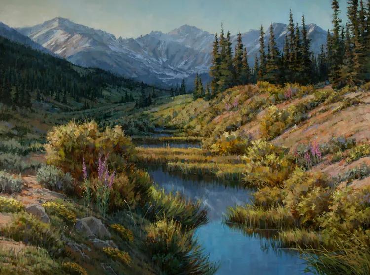 绝美风景油画教程,最灵动的风景油画