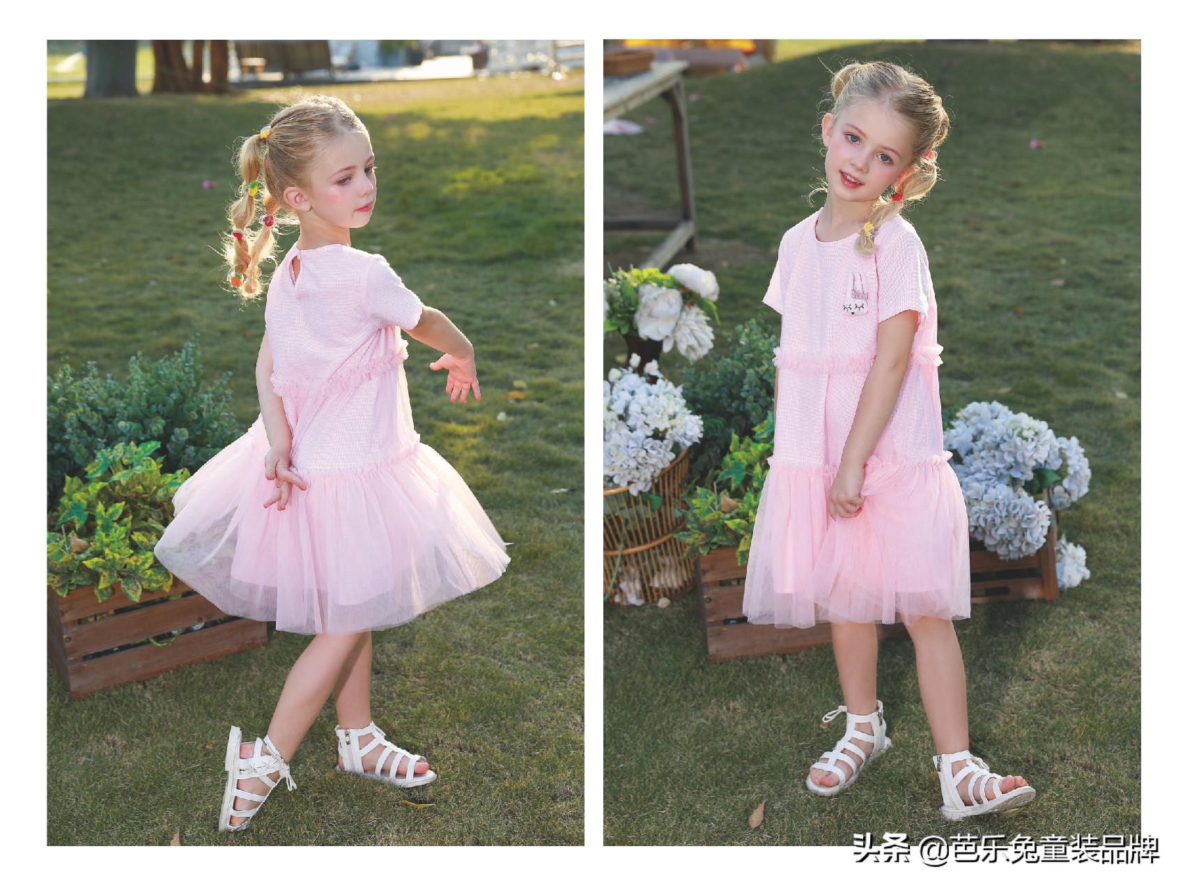 芭乐兔可爱的萌娃穿搭,巴乐兔儿童服装