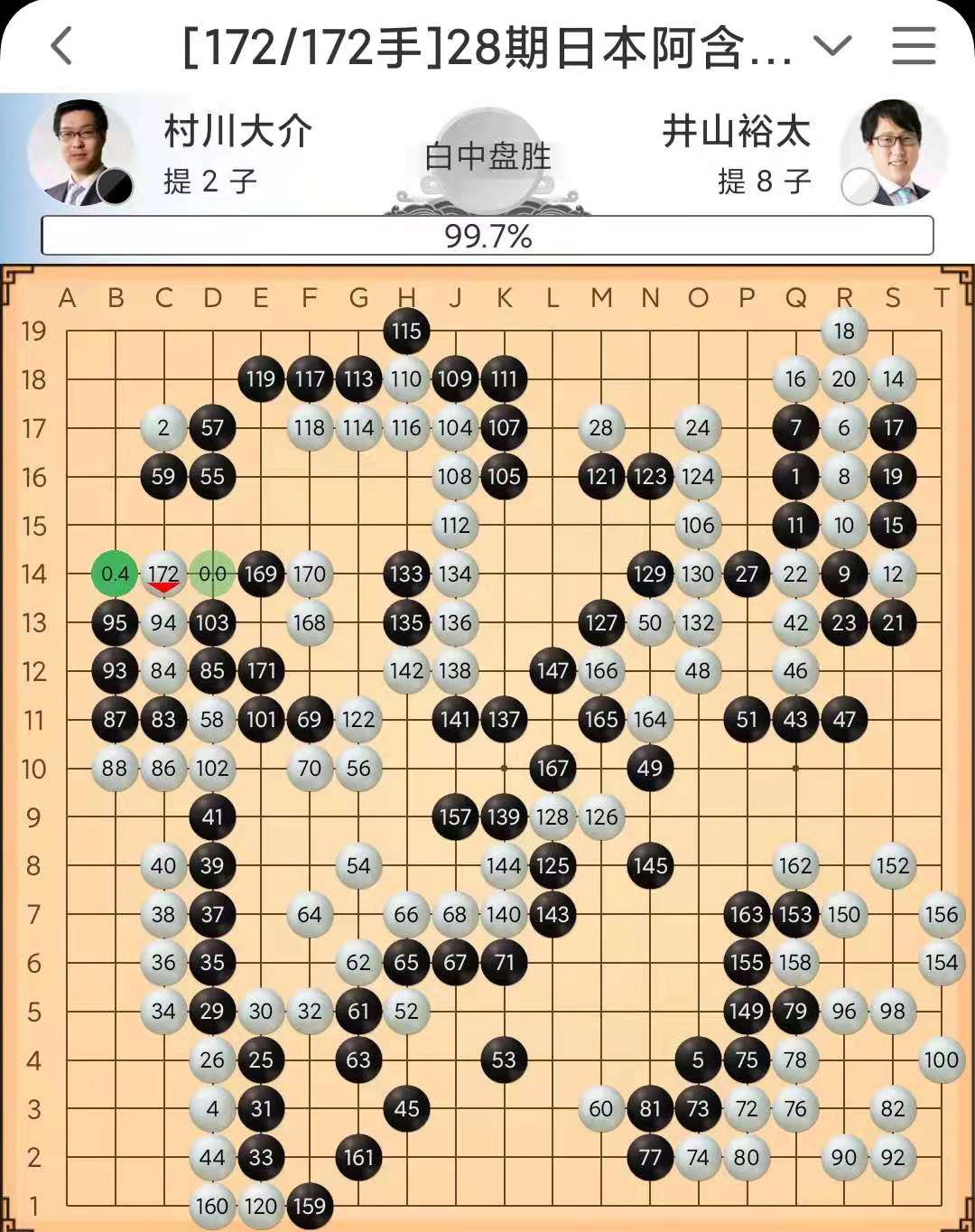 8.23围棋赛事：三星杯中国预选连笑五胜领跑,中韩6V6朴廷桓胜谢科