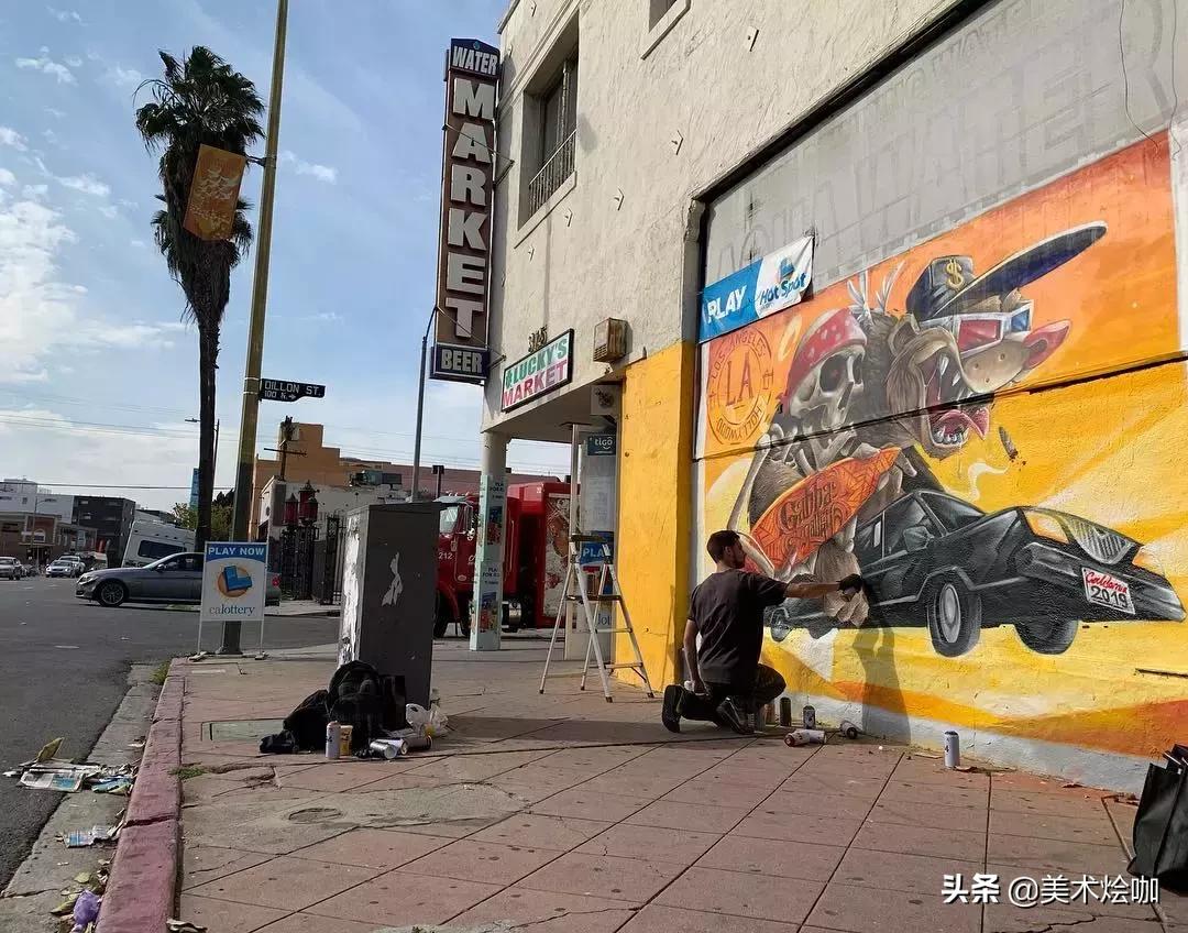 极具张力的墙绘作品,简单3d创意墙绘大全