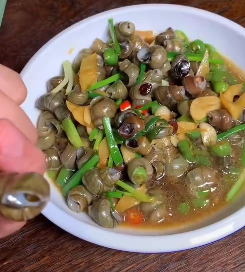 口水螺蛳正宗做法,酱爆螺蛳的正宗做法