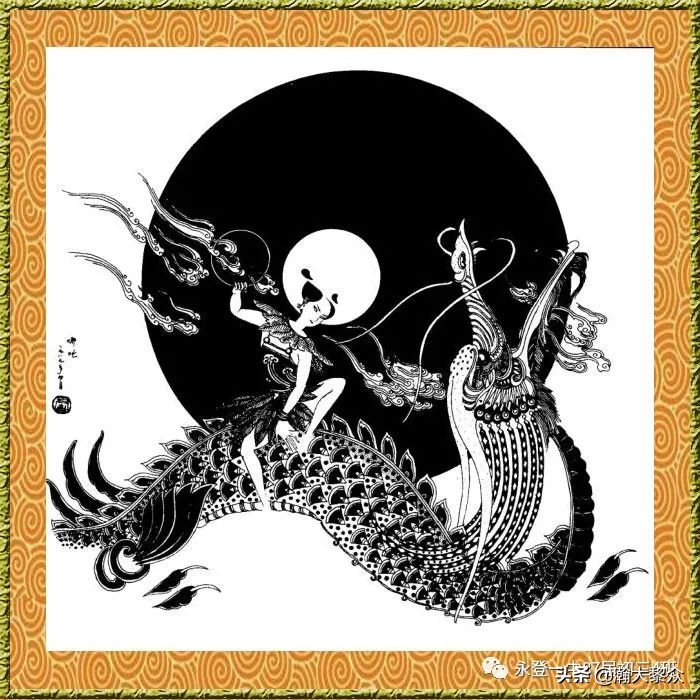 卢延光白描连环画全集,卢延光山水白描精品集