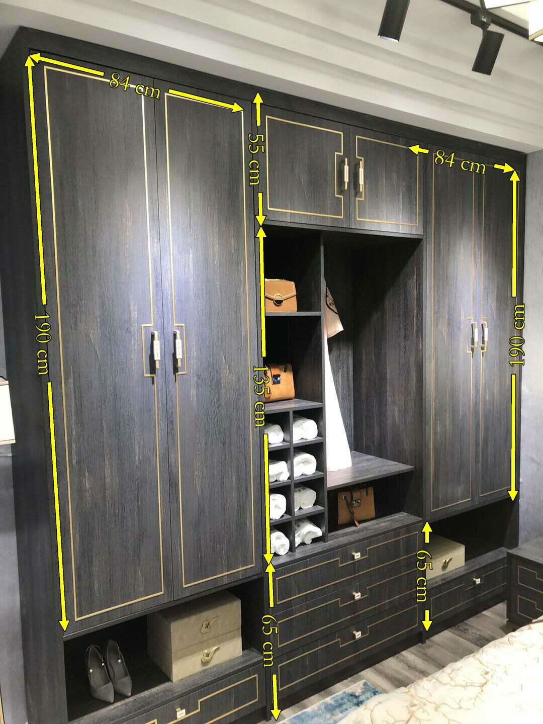 推拉门衣柜卧室家用简易收纳,收纳衣柜40厘米宽推拉门