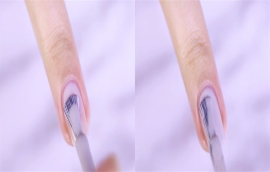 琥珀晕染美甲,晕染美甲教程大全