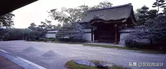 日本最有名枯山水庭院,日本枯山水效果图