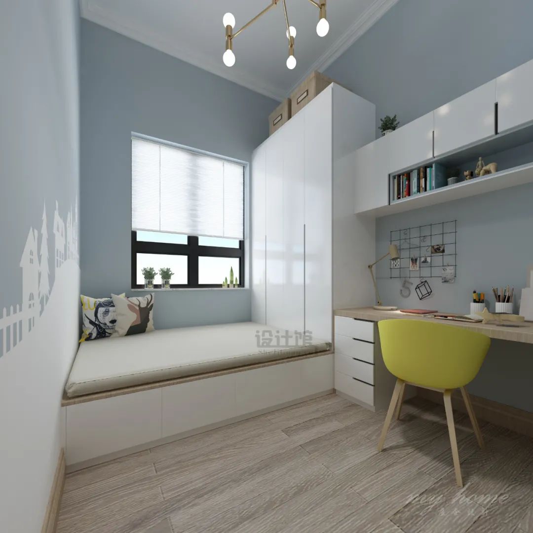 床在中间怎样布置自己的房间,房间床位怎么布置