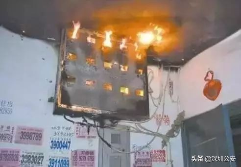 深圳电箱起火视频,深圳小区着火消防车