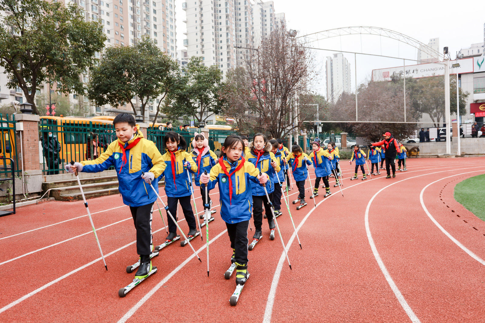 西安富力城黄河国际小学,富力城黄河国际小学方阵