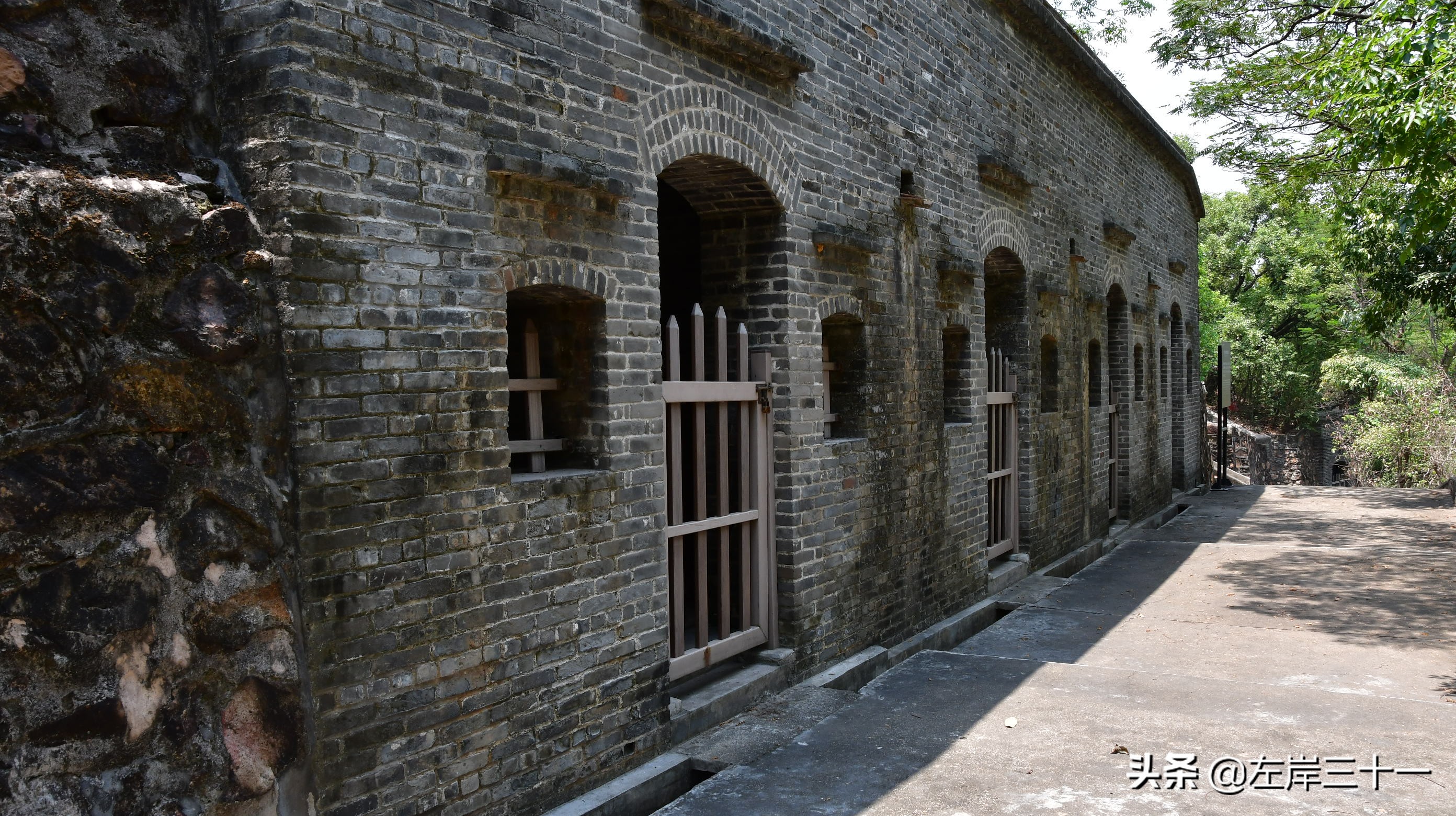 虎门长城在哪里,广东东莞虎门长城