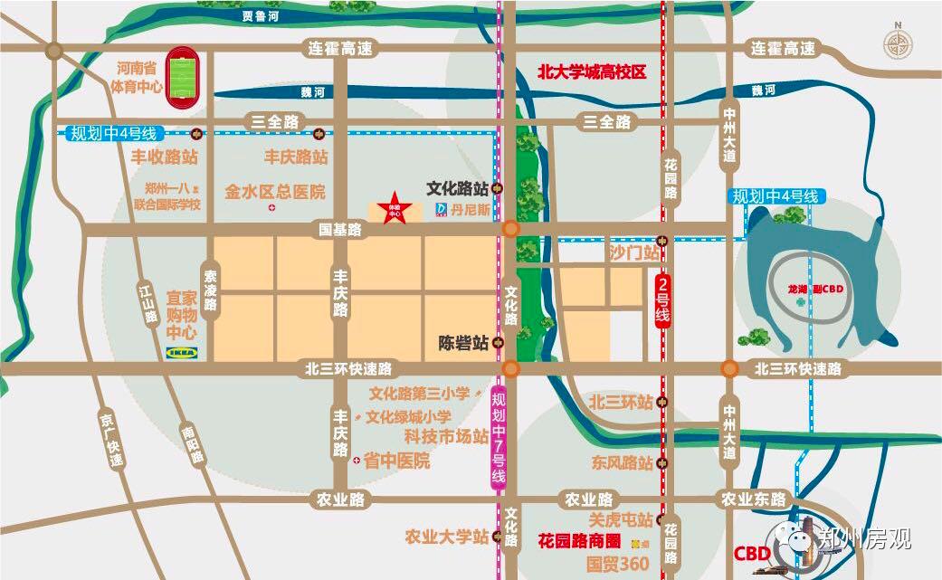 郑州美盛港湾千亩楼盘,美盛教育港湾一期公办学区