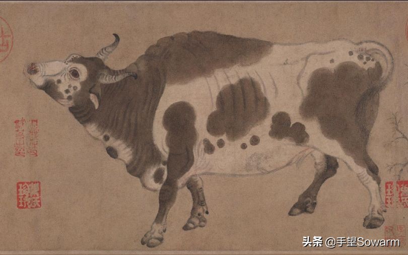 五牛图有没有收藏价值,香港国宝五牛图
