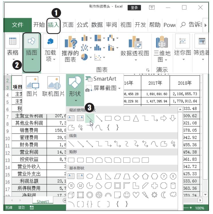 word表格里怎么画三个斜线表头,excel表格中斜线表头如何输入文字