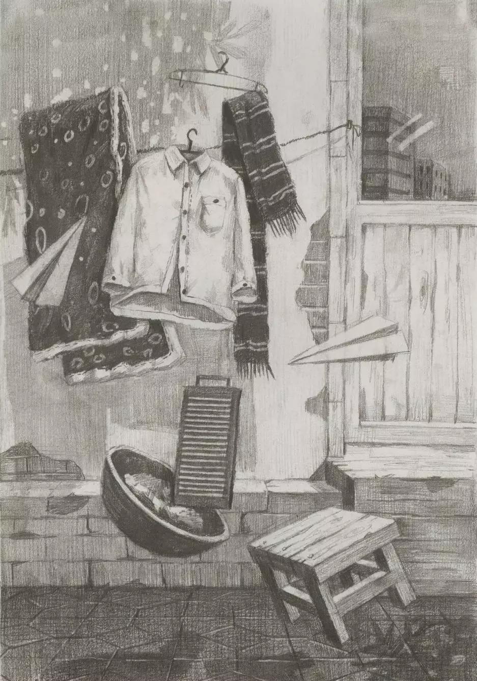 清华设计素描高清图,清华设计速写高分卷