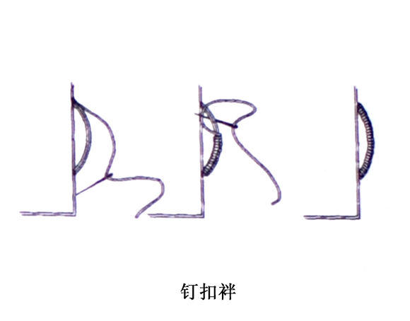 服装缝纫技巧手工针法,老裁缝常用的锁边针法