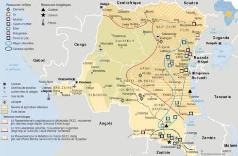 刚果民主共和国与刚果战争,刚果和哪个国家发生过战争